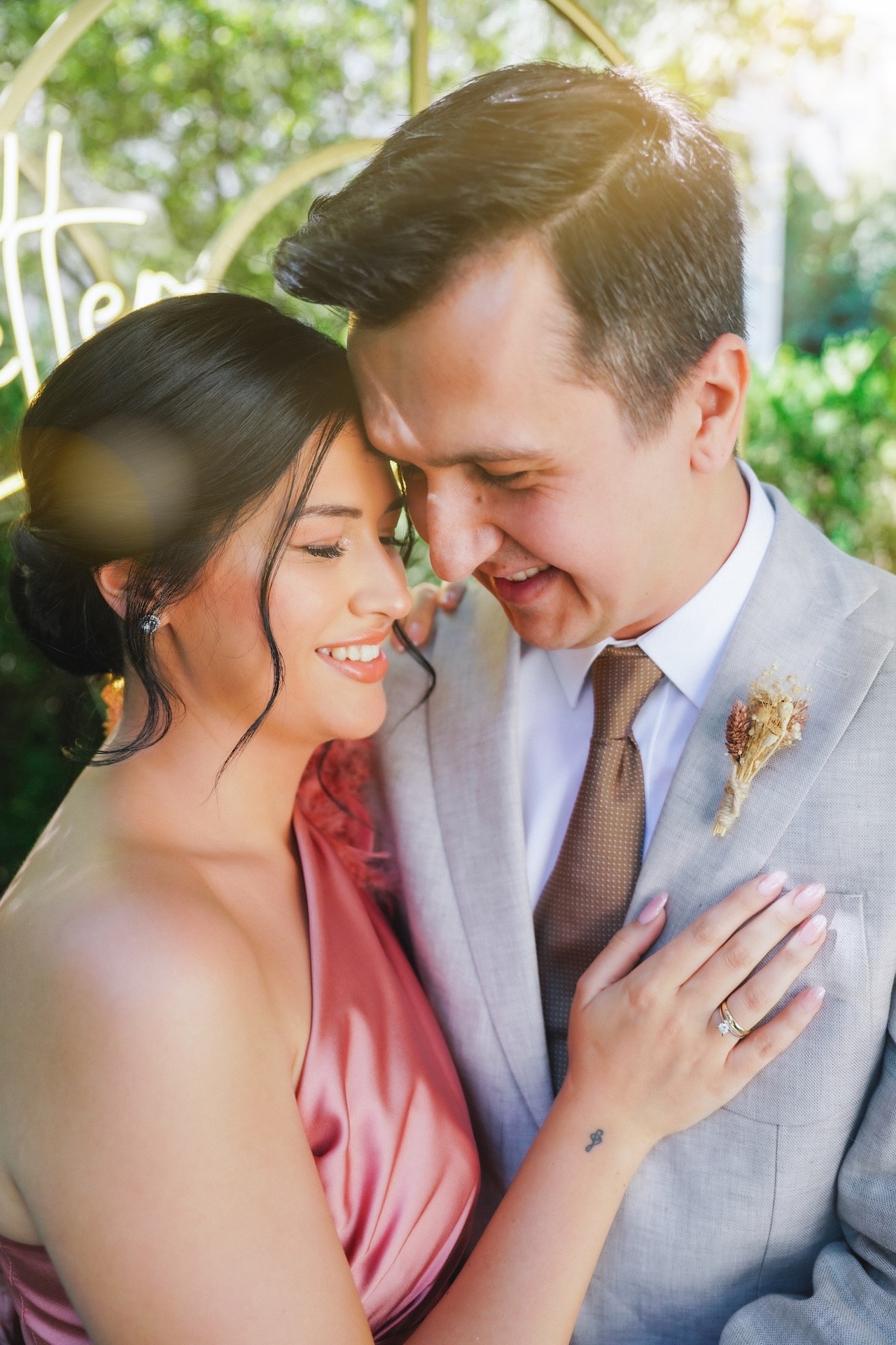 Sahilde gelin detay fotoğrafı