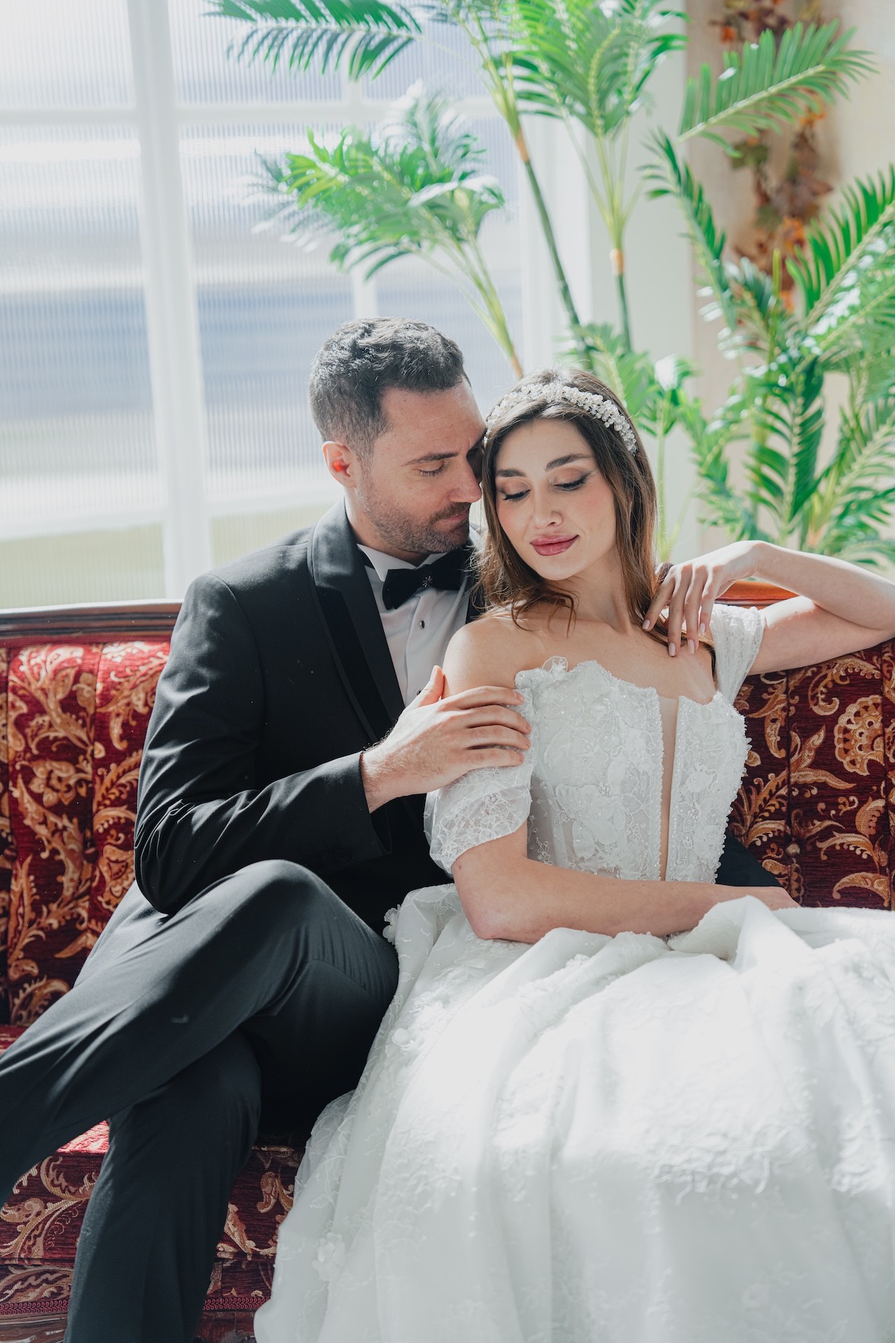 Gelinin detaylı portresi